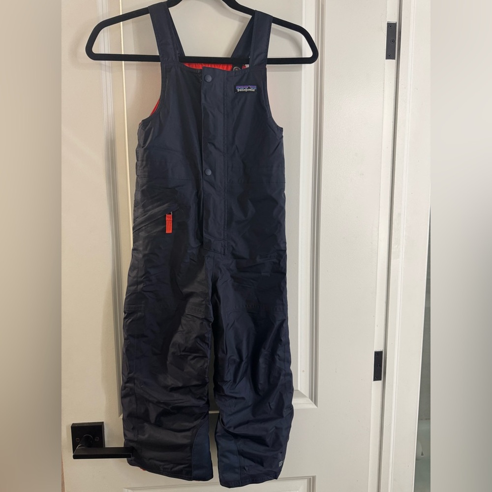Patagonia Snow Pants with Bib 5T Kids Navy Winter Wear
